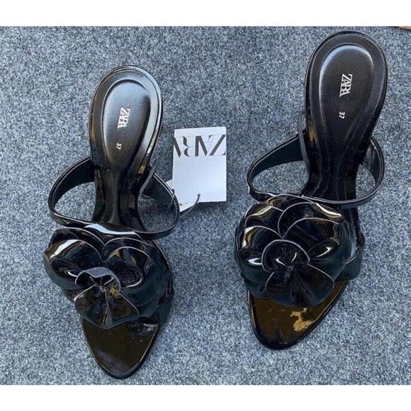 ZARA Heeled Sandals NWT - Picture 2 of 16